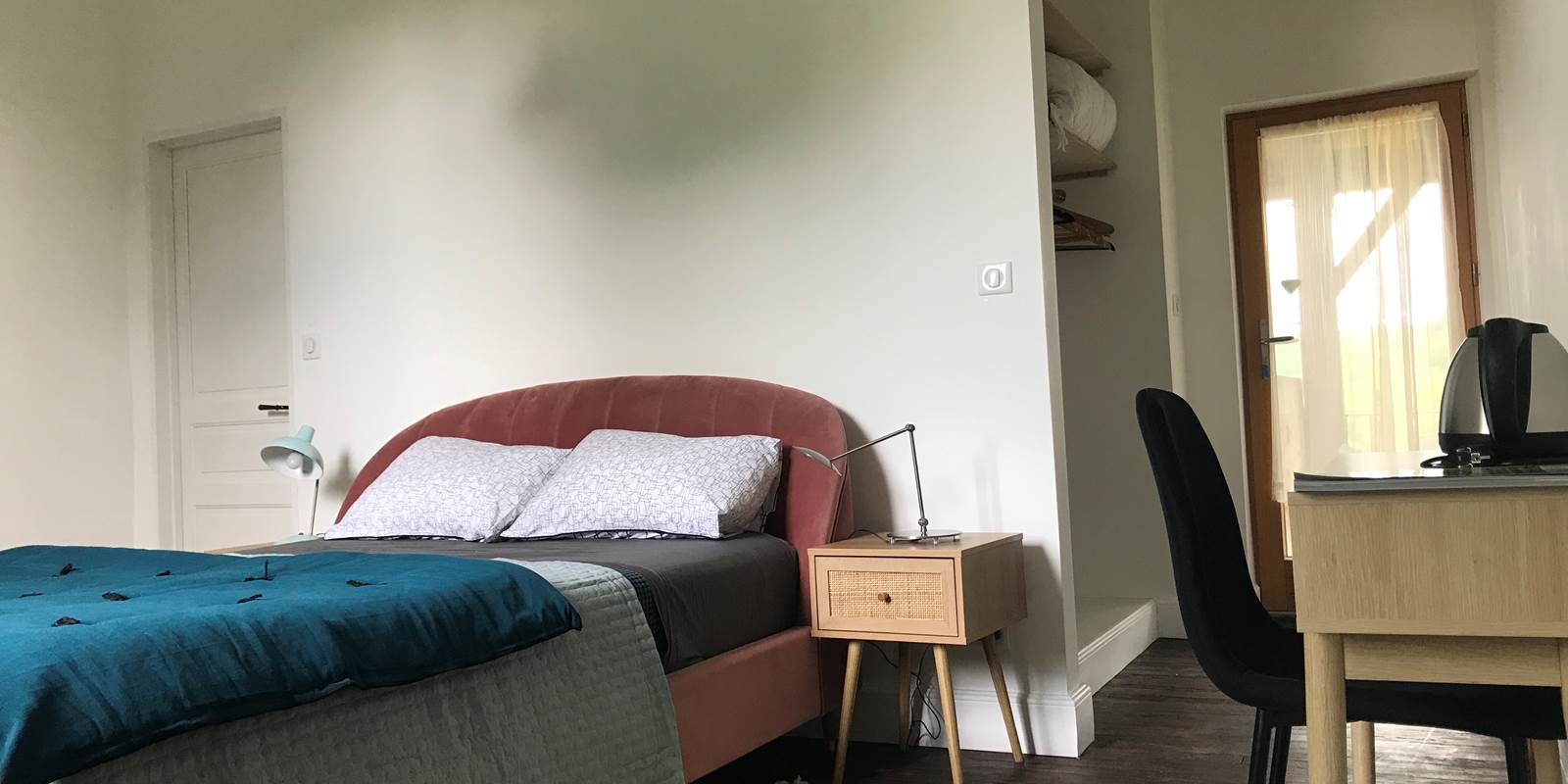 Chambre Vue jardin accès terrasse