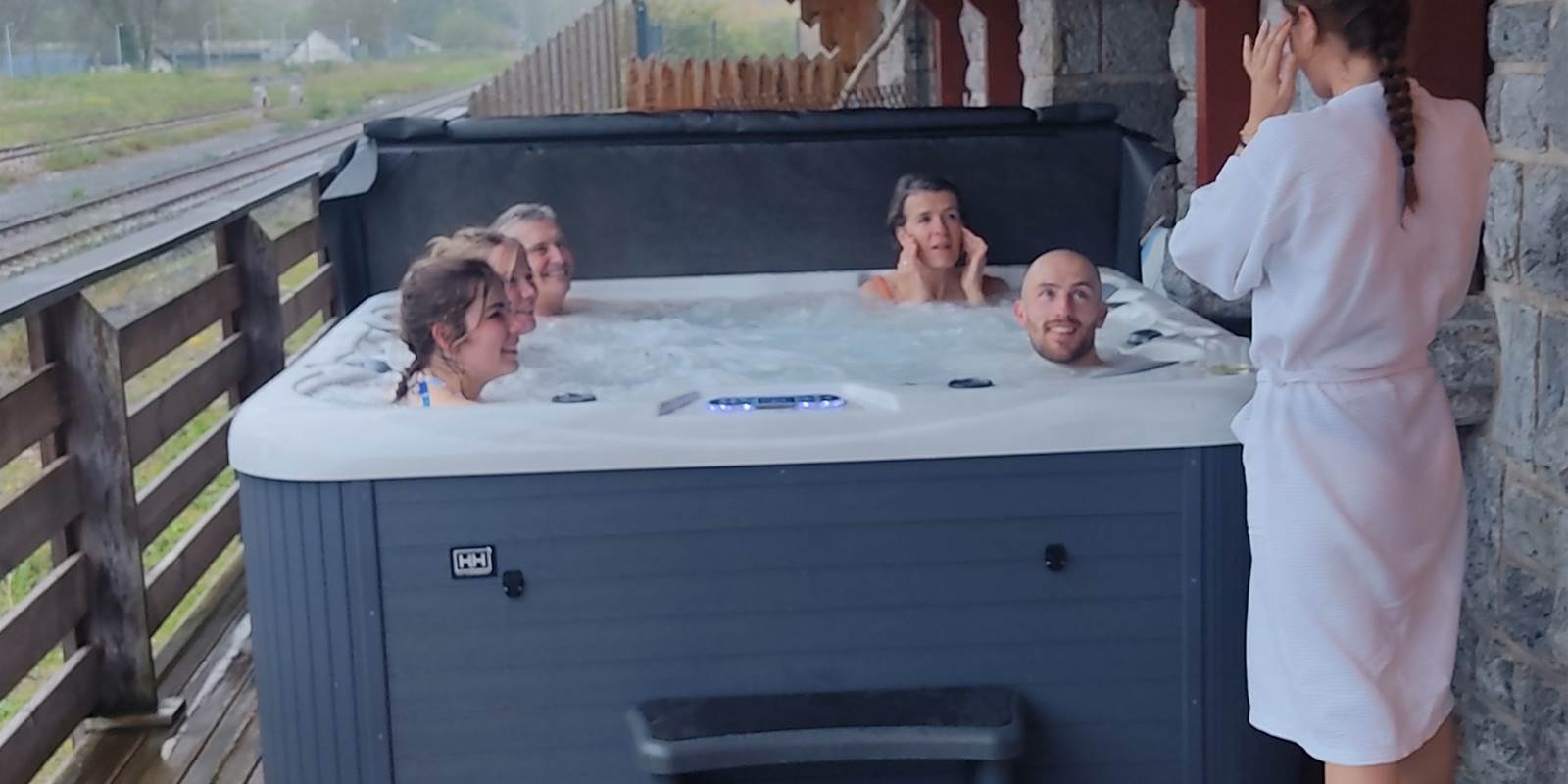 Jacuzzi entre amis