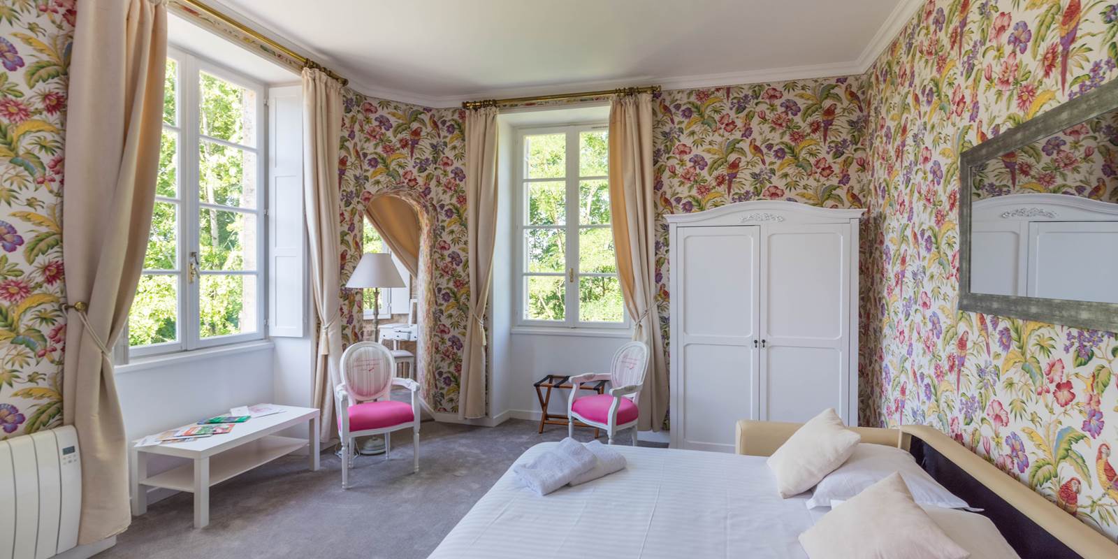 Chambre Perroquets canapé-lit