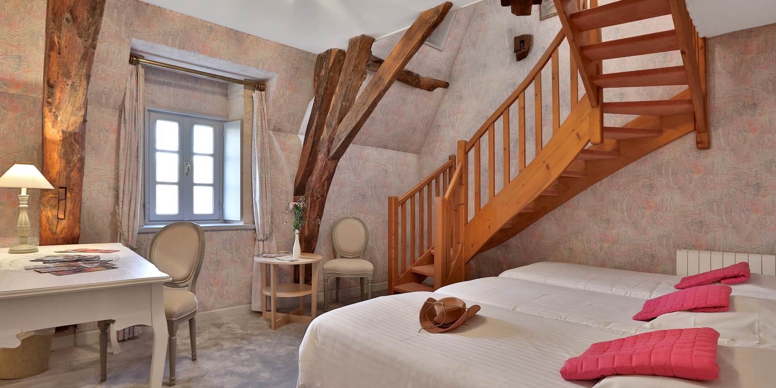 Chambre familiale suite mezzanine 16 bas avec 3 couchages