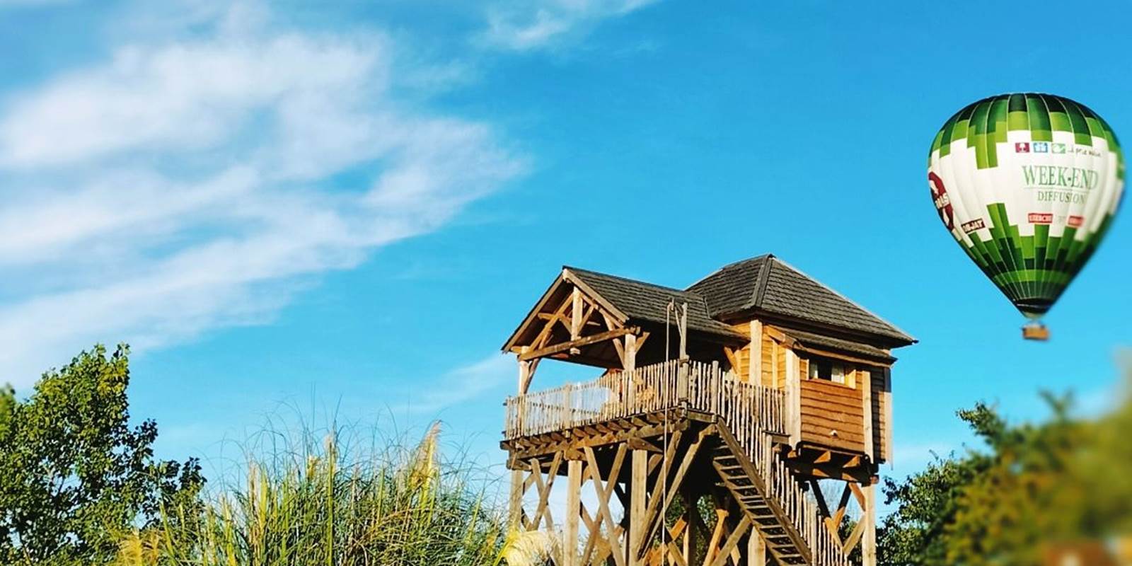 Cabane et Vol en Montgolfière