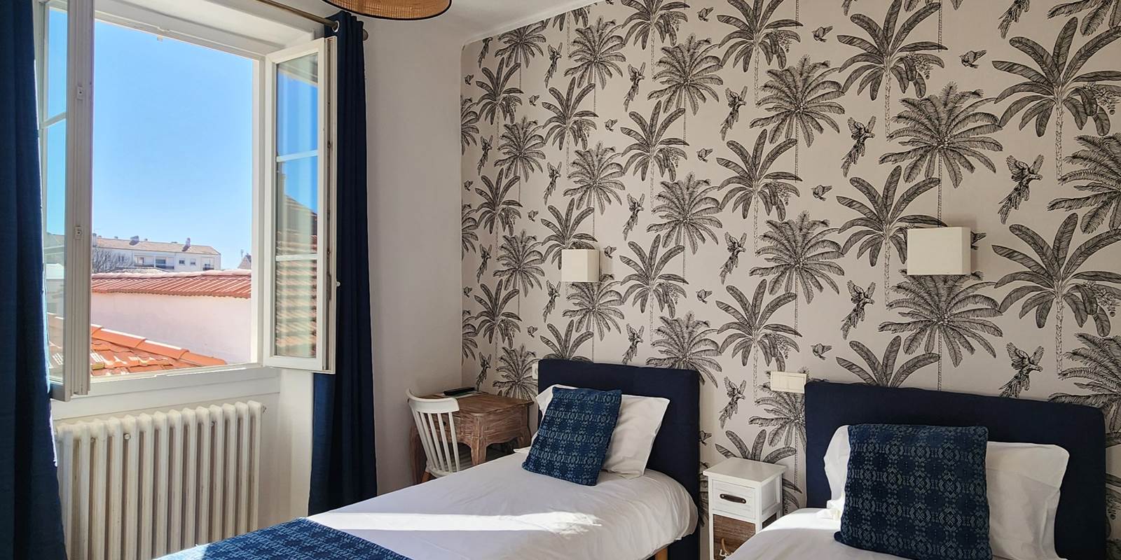Chambre lits jumeaux Biarritz