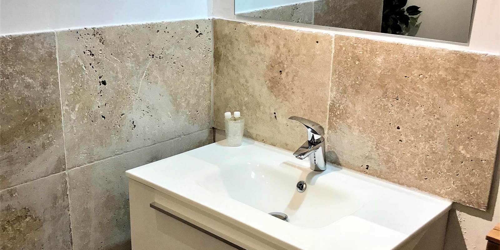 Salle de bains Fleurs