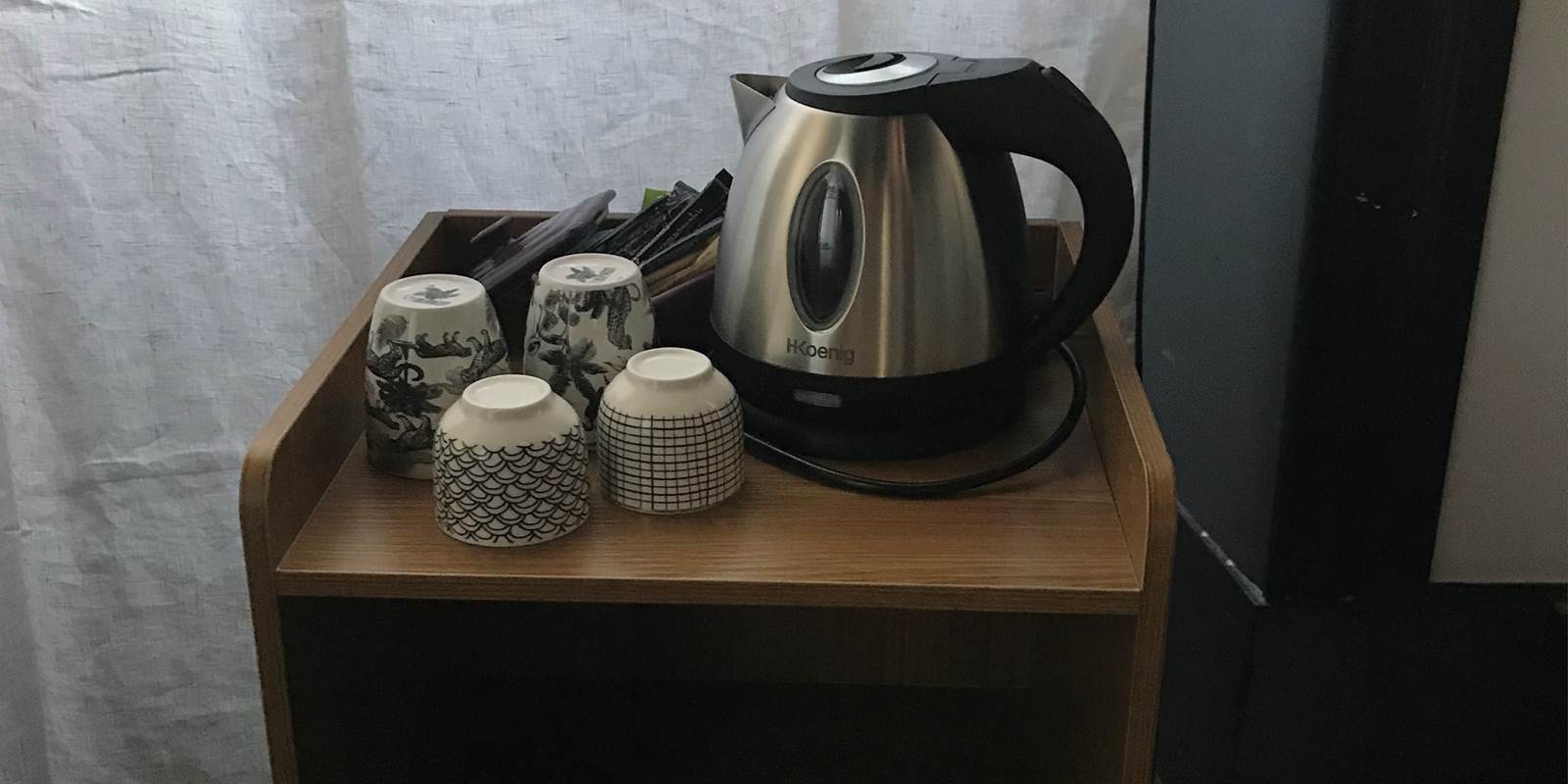 Plateaux de courtoisie dans toutes les chambres