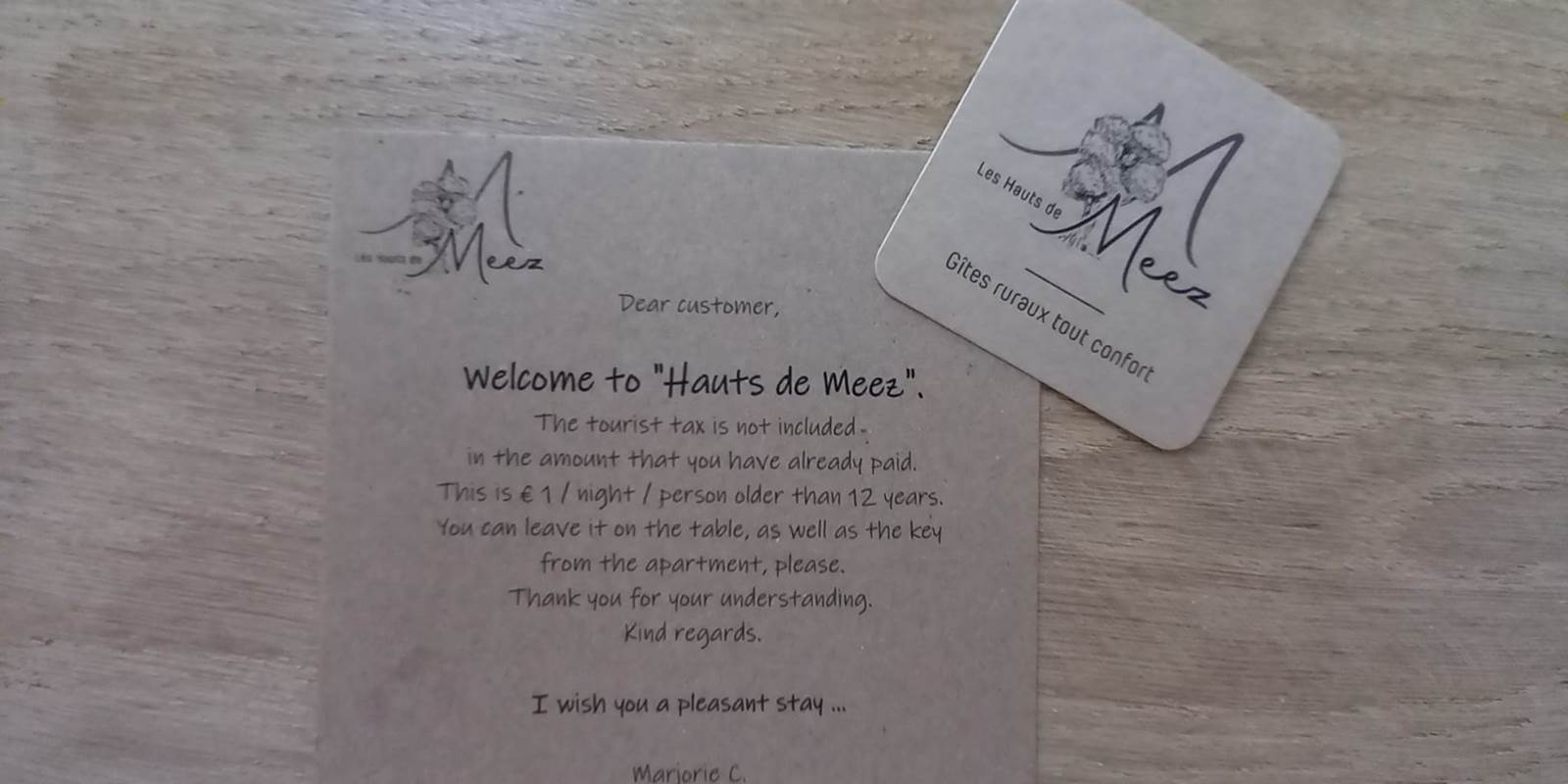 Accueil + taxe de séjour