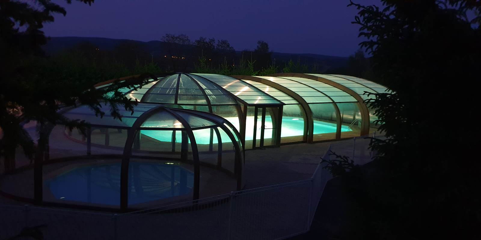 Piscine de nuit