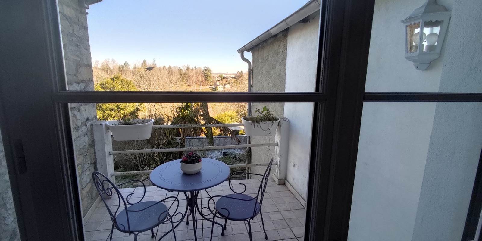 Chambre Ossau - Romantique avec sa terrasse privative au mur en pierre