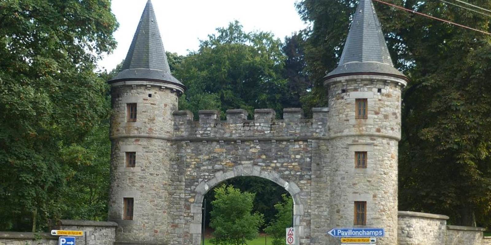 Entrée du château de Harzé