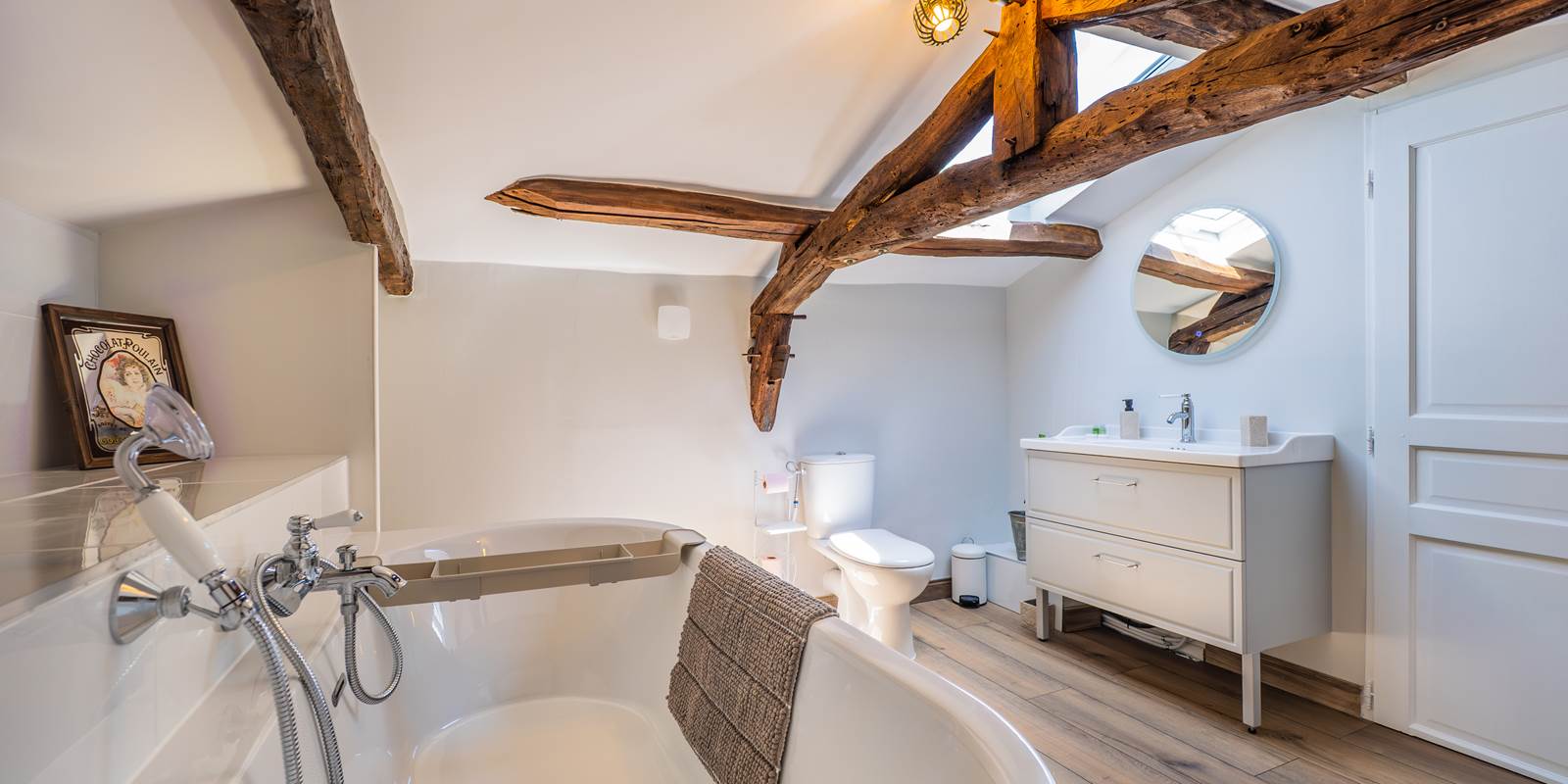 Taupe bathroom