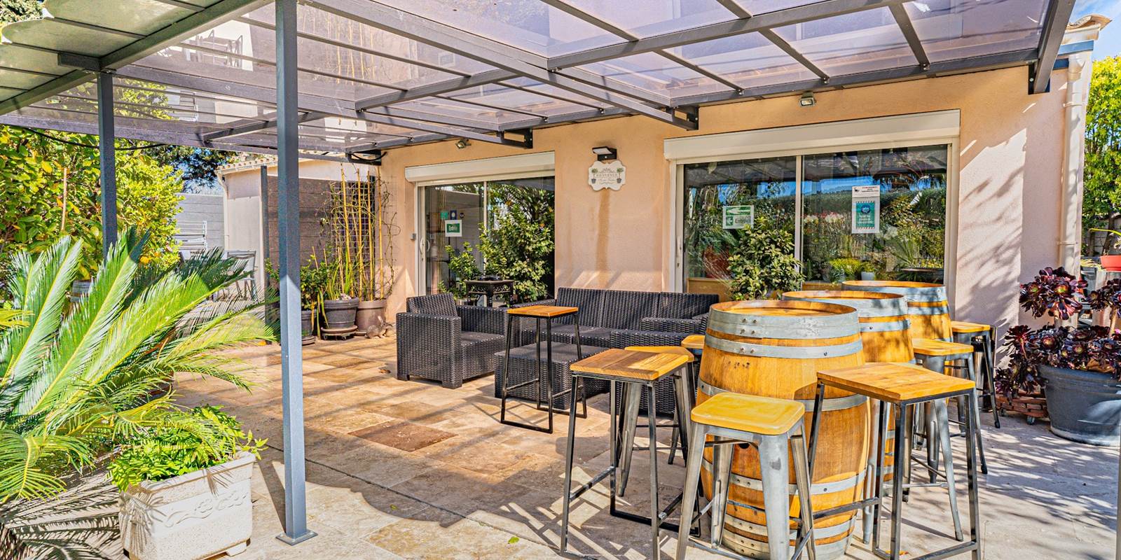 terrasse petits-déjeuners