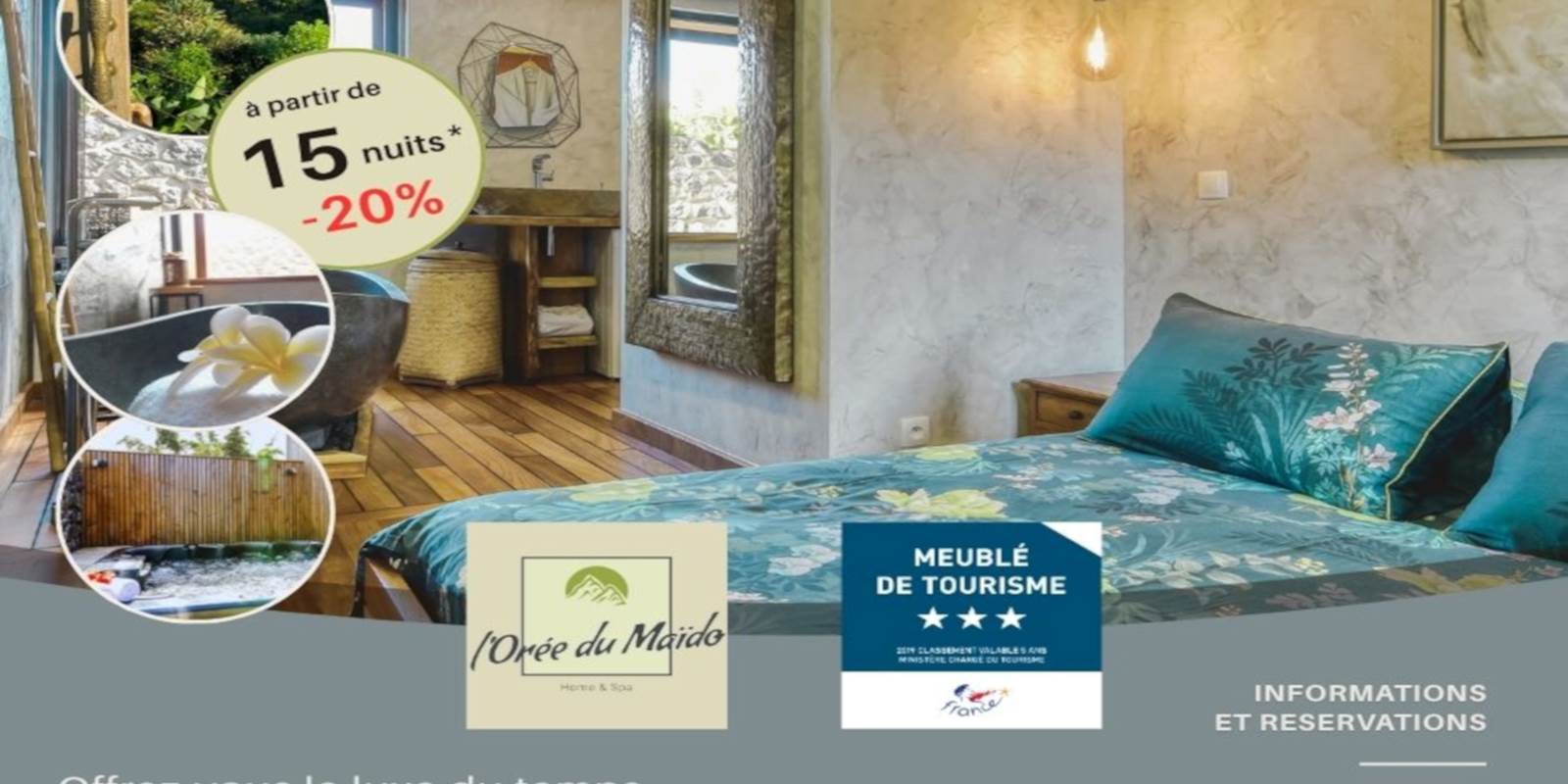 L'Orée du Maïdo - offre 15 nuits