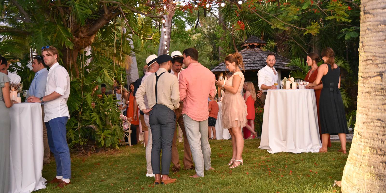 Reception dans le parc