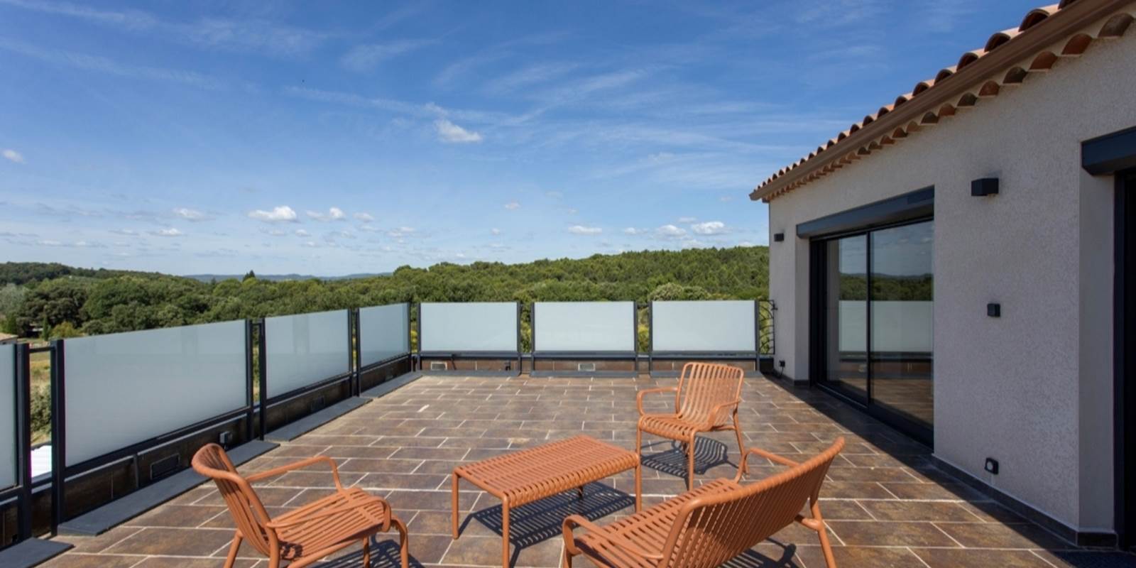 Terrasse panoramique Master Suite Contempory