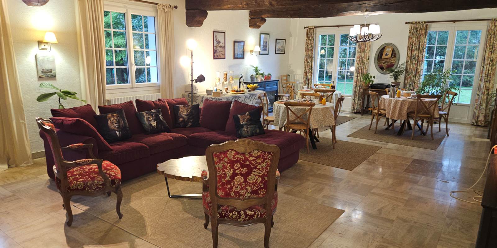 Salon, salle à manger