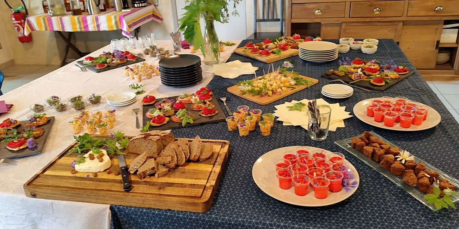 Chalet d'Arvie`re apero