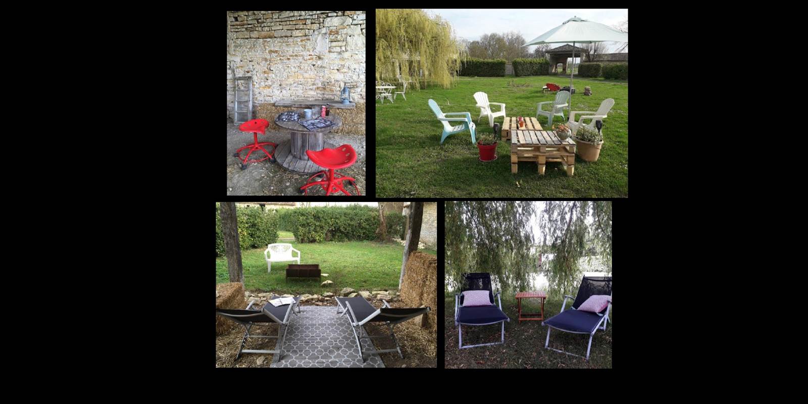 Espaces détente du parc