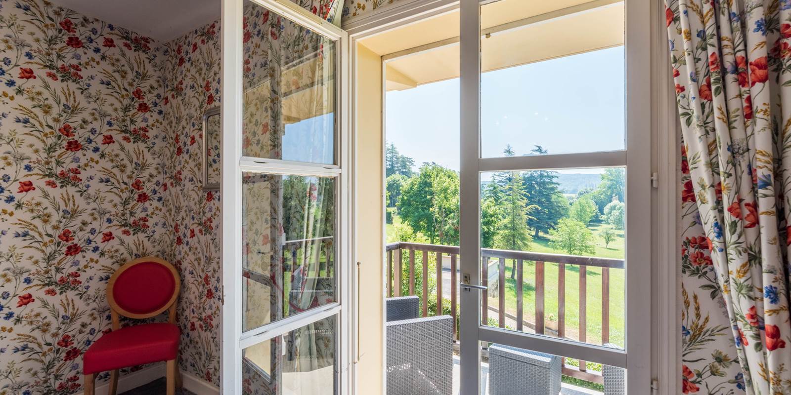 Chambre quadruple gentilhommière Junior Suite 26 avec balcon - PMR