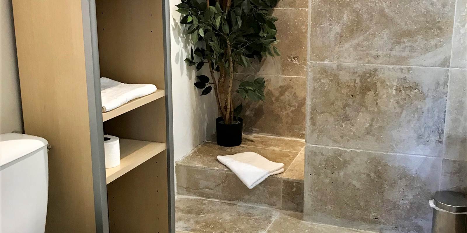 Salle de bains Fleurs