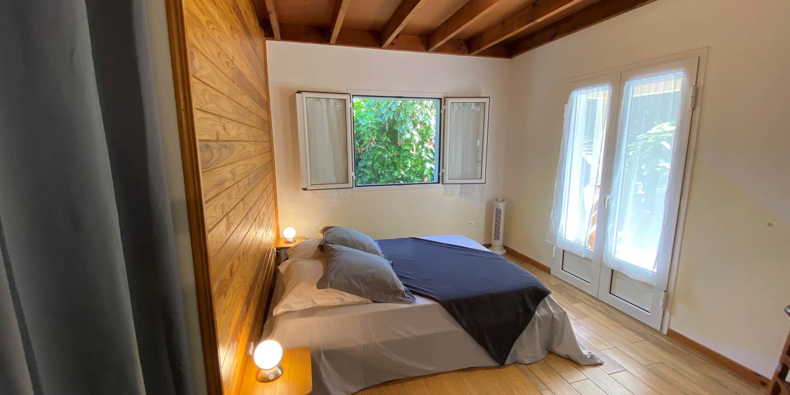 Chambre double au RDC