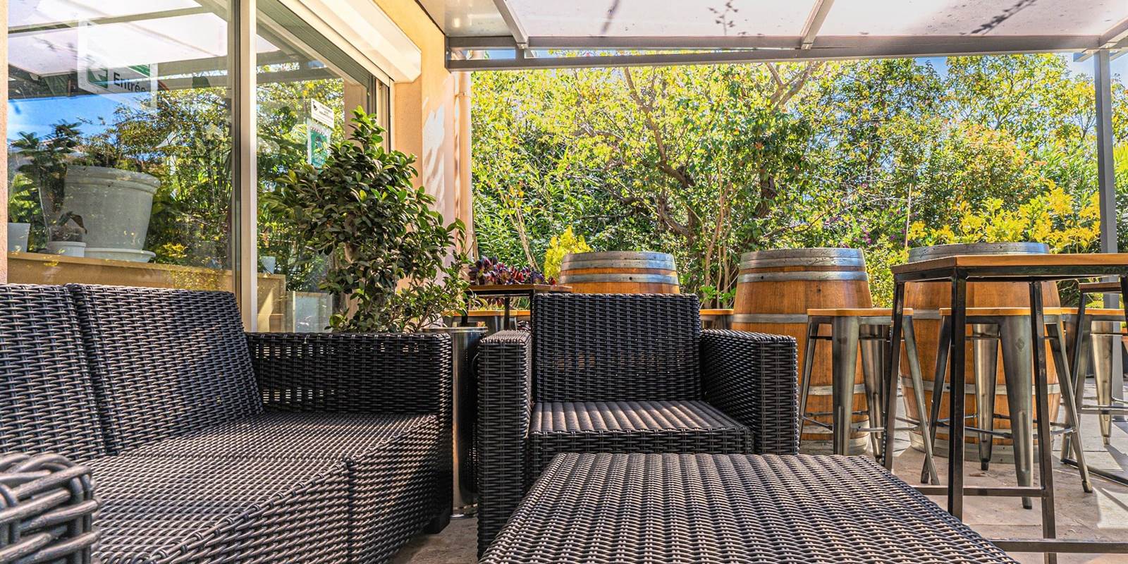 terrasse des petits-déjeuners