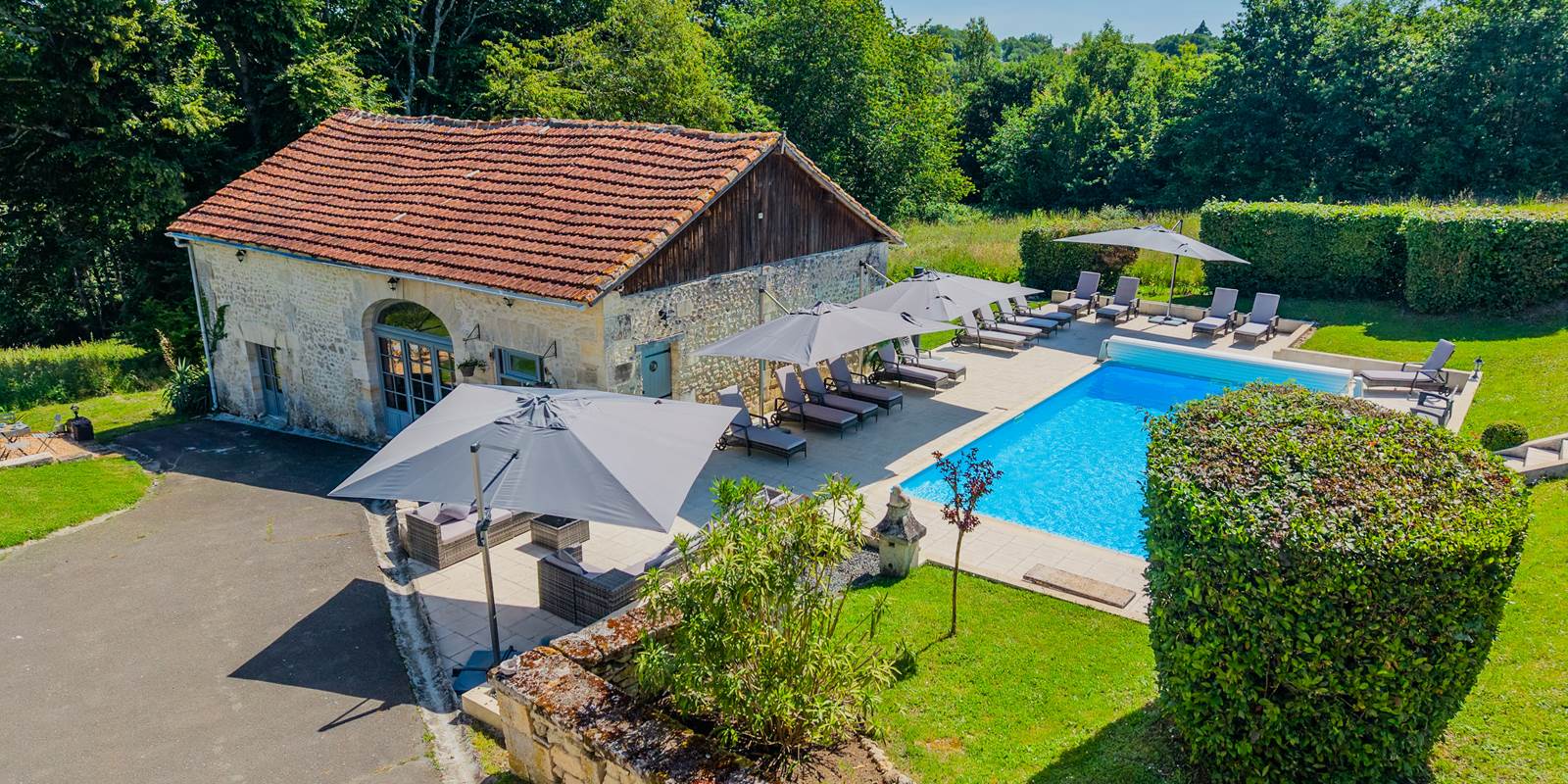 Pool area and games room