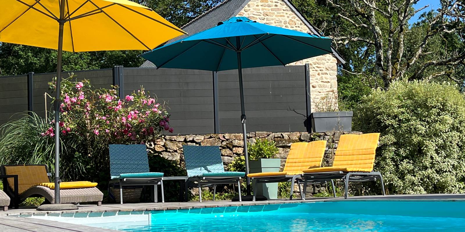 les demeures de Kerbosser, la piscine