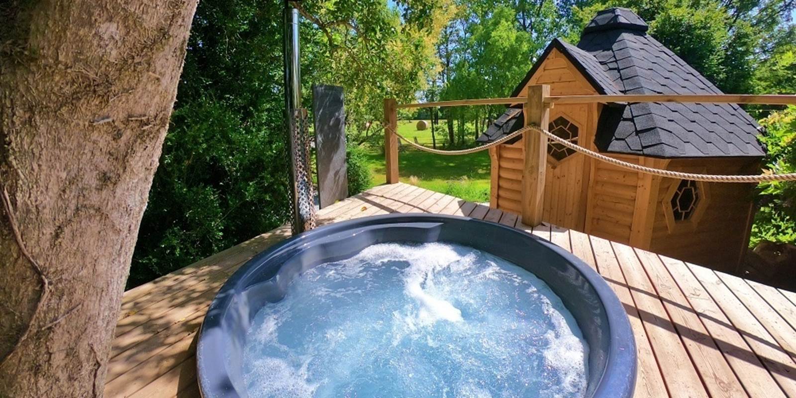 balnéo nature bain finlandais sauna maison d'hôtes bien être spa morbihan bretagne séjour repos détente sommeil anti stress burn out cure ayurvédique