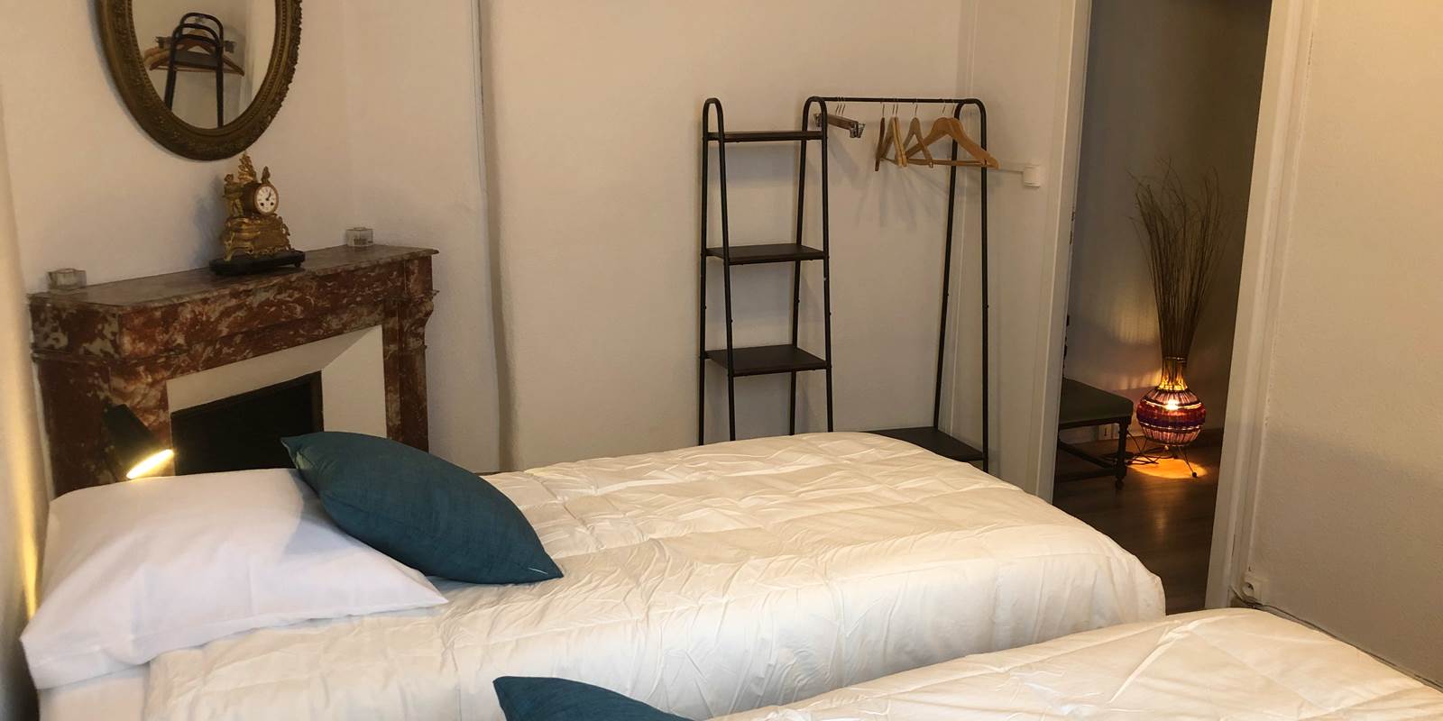 chambre 2 lits en 90