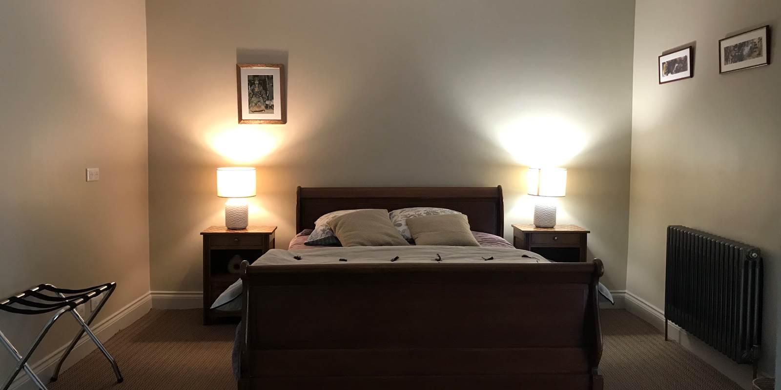 Chambre double avec baignoire accès terrasse