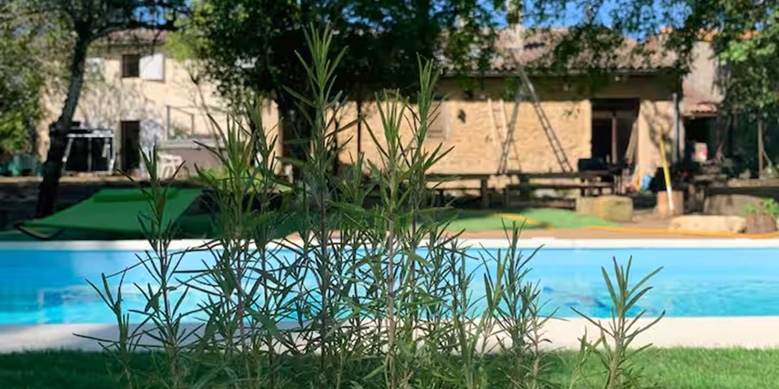 Piscine chauffée 8x4.25