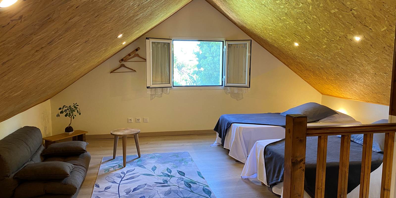 Lits de la mezzanine