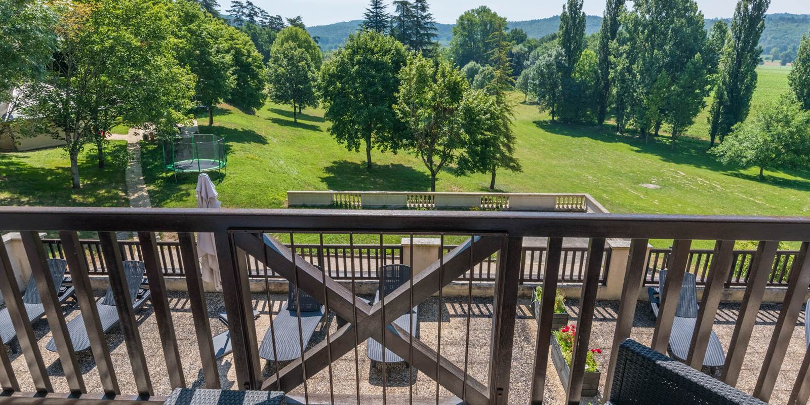 Junior suite et gîte de charme 35/36 chambre ou séjour vue parc