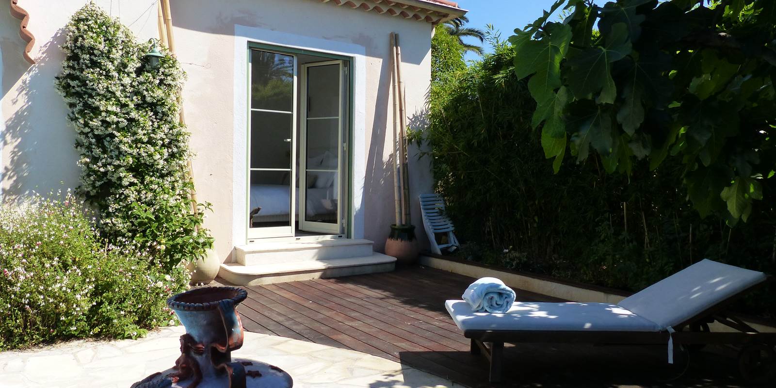 palm Beach fenêtre sur deck piscine