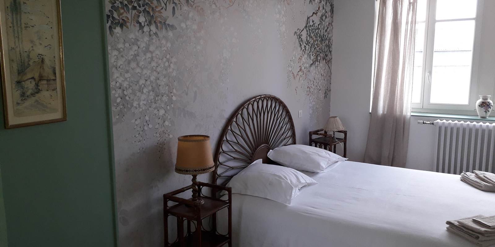 Chambre de la suite aux glycines