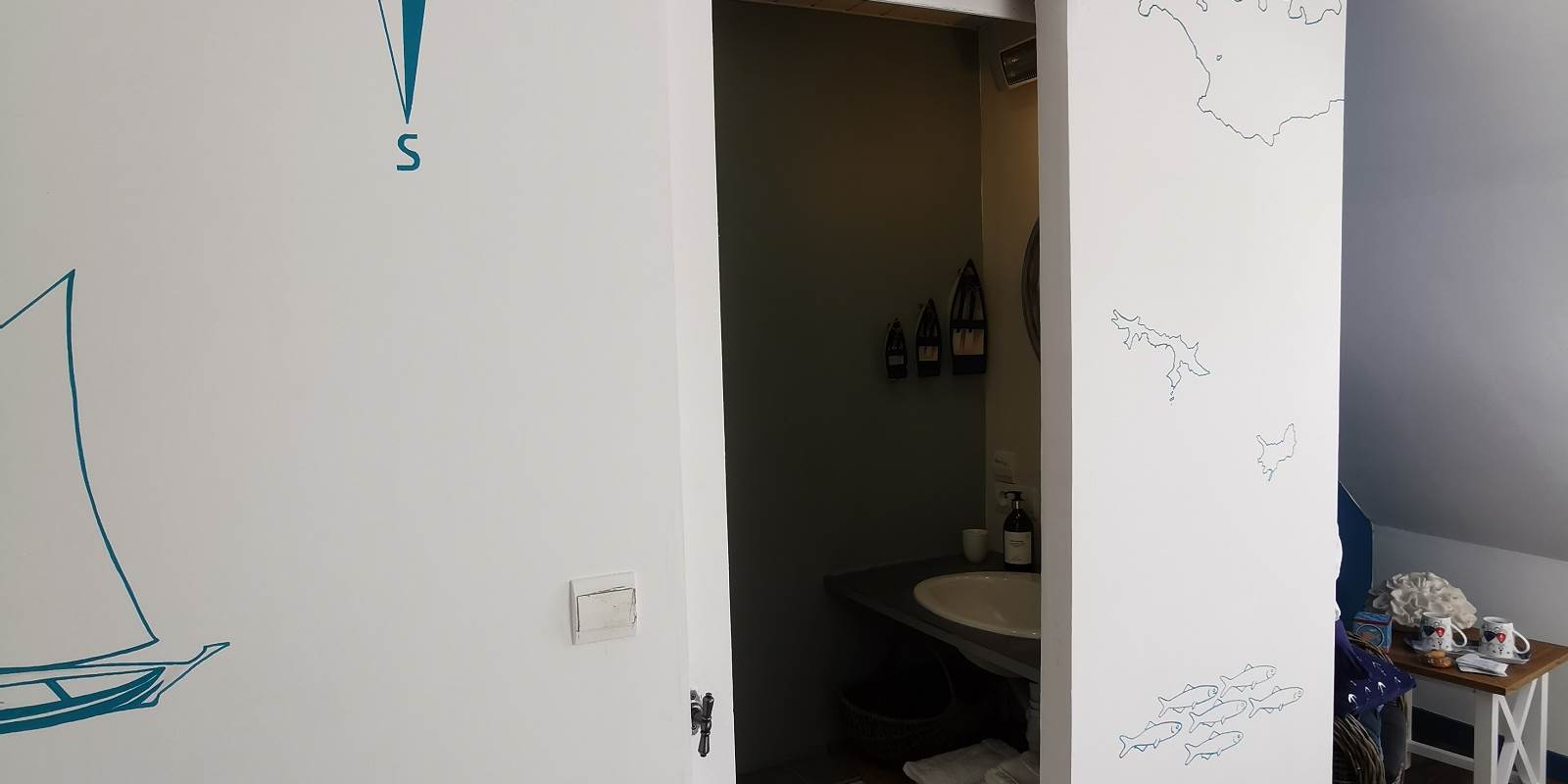 salle de bain chambre d'hôtes la rose des vents domaine de kerizel maison d'hôtes spa séjour bien être repos ressourcement anti stress burn out cure ayurvédique retraite relaxation