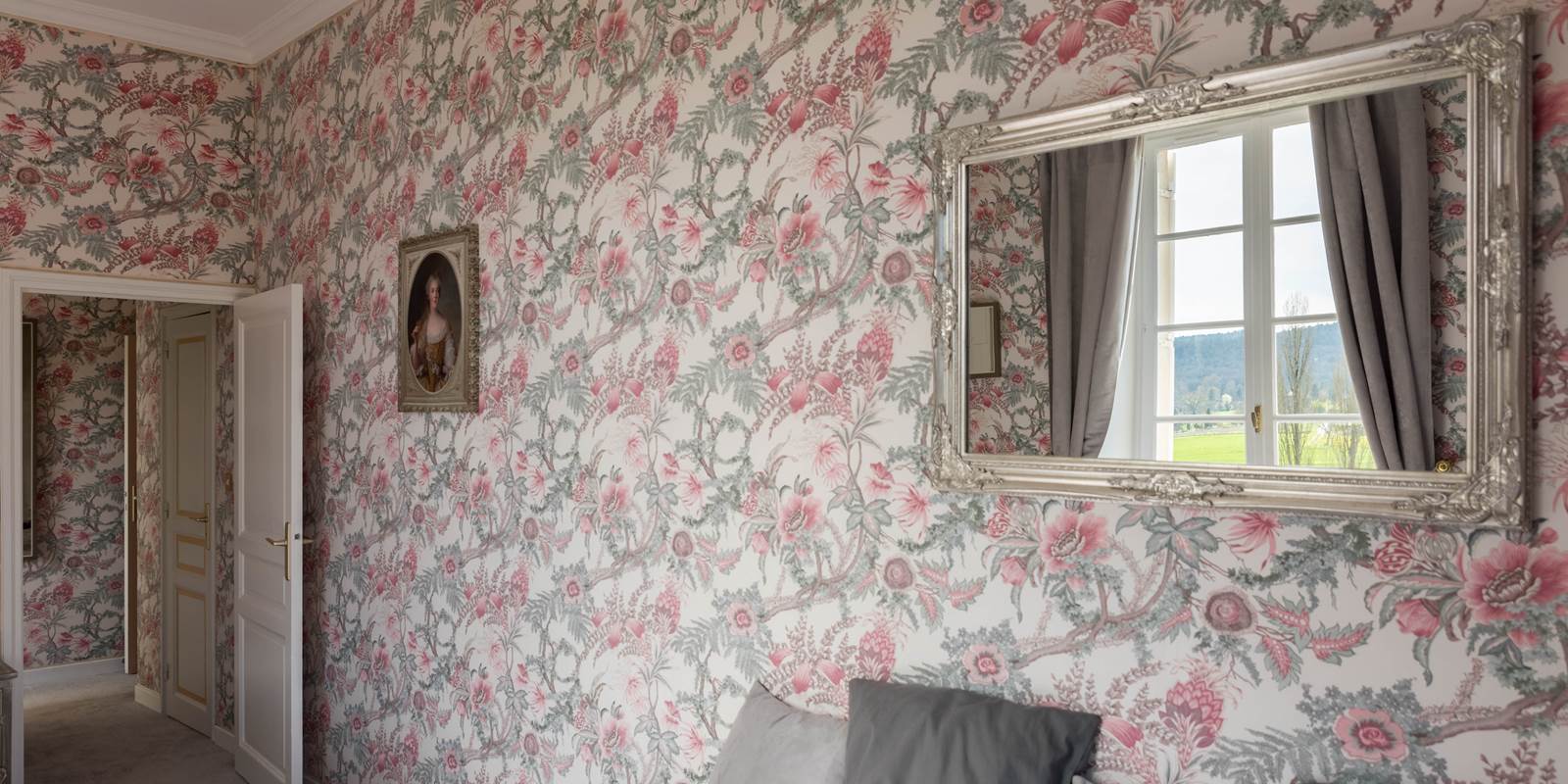 Chambre Pivoine familiale château 2 adultes et 2 enfants