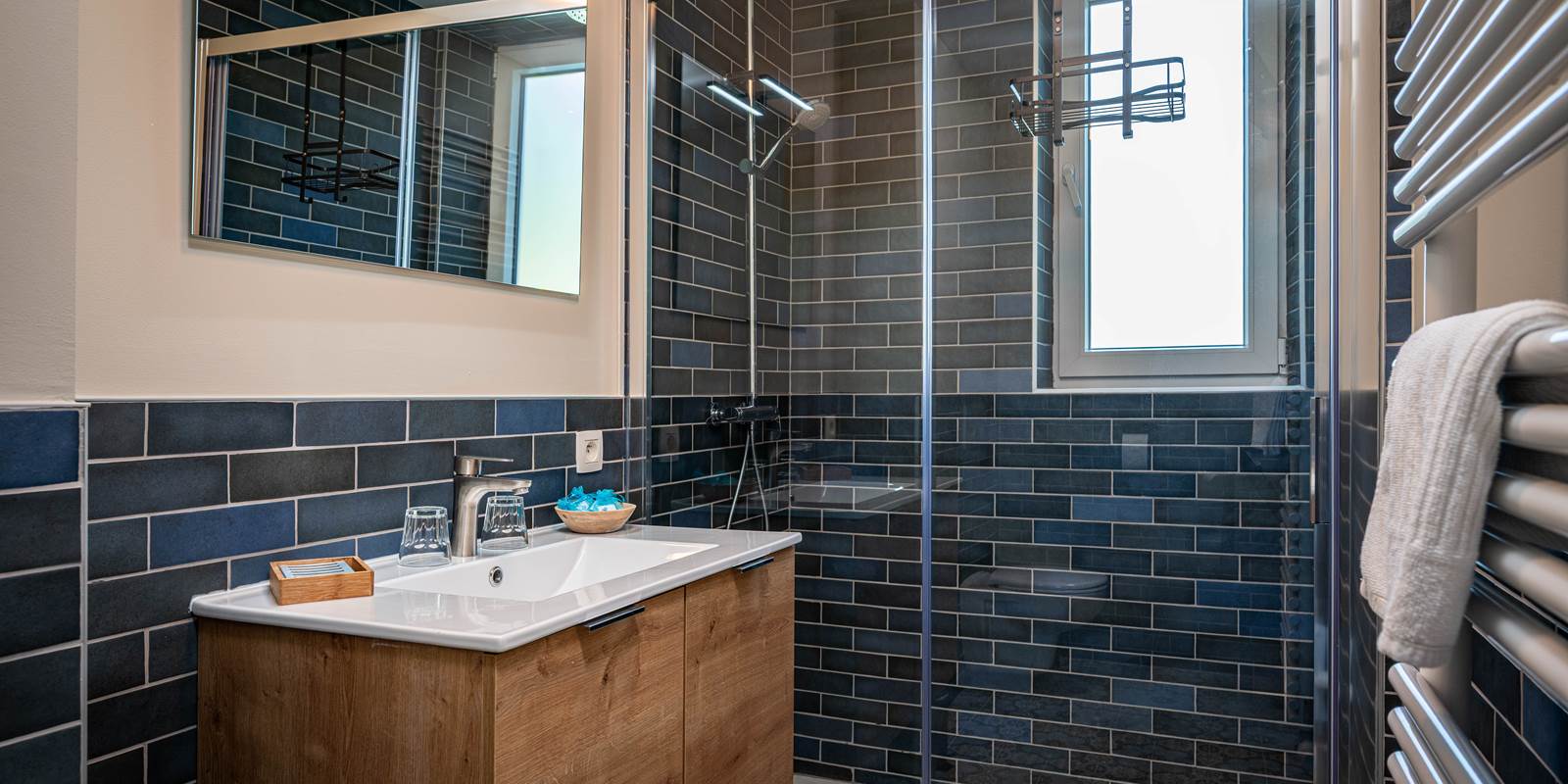 Les Eucalyptus, salle de douche privative