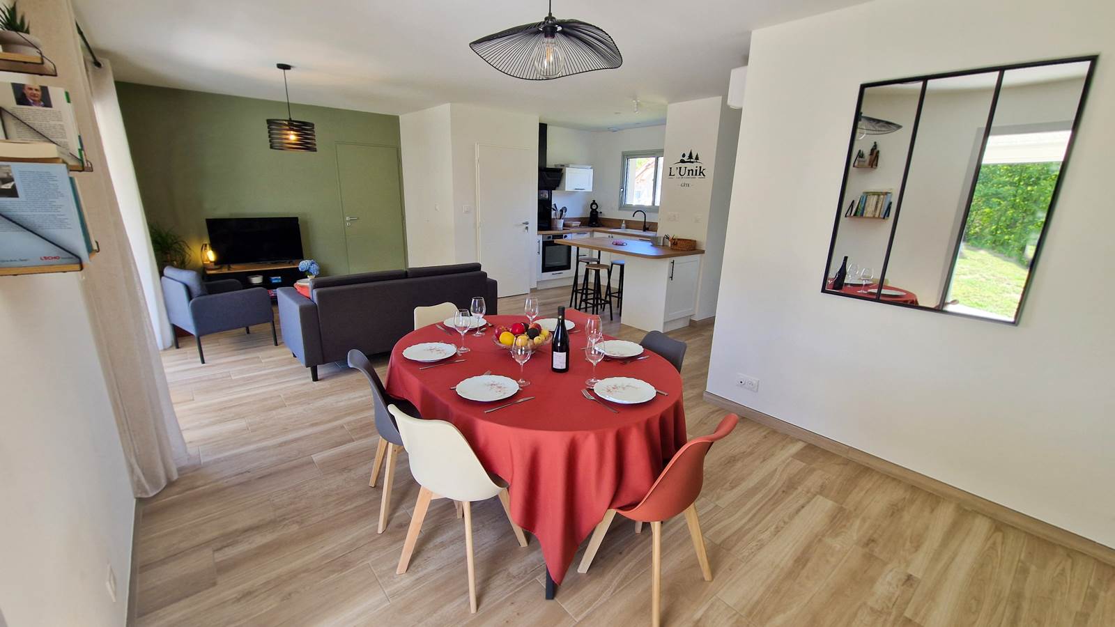 Gîte l'Unik - Salon-Séjour