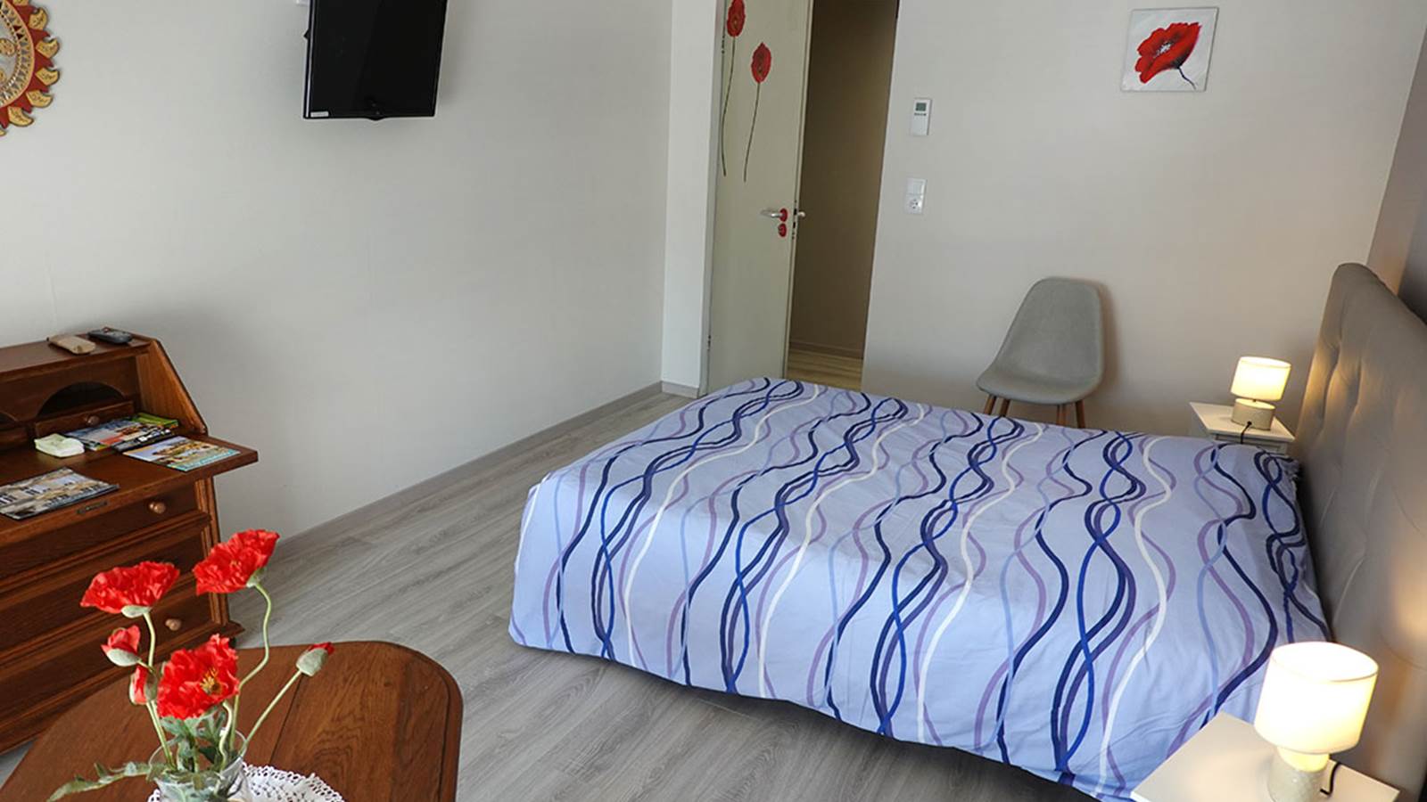 chambre coquelicots 2