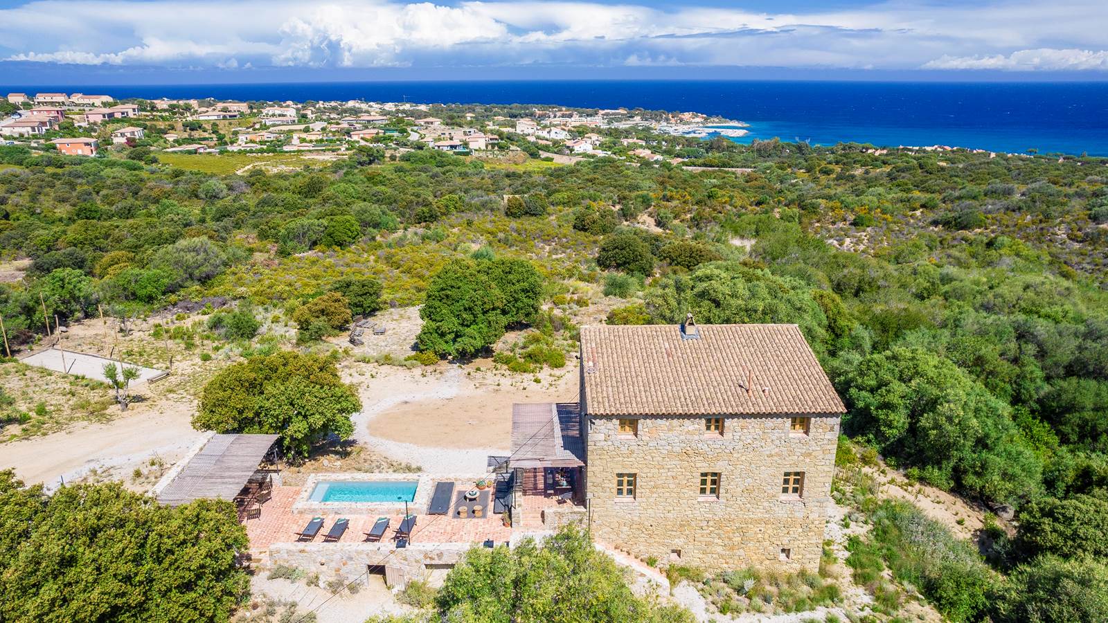 domaine chioso alla chiesa - vue aerienne 6