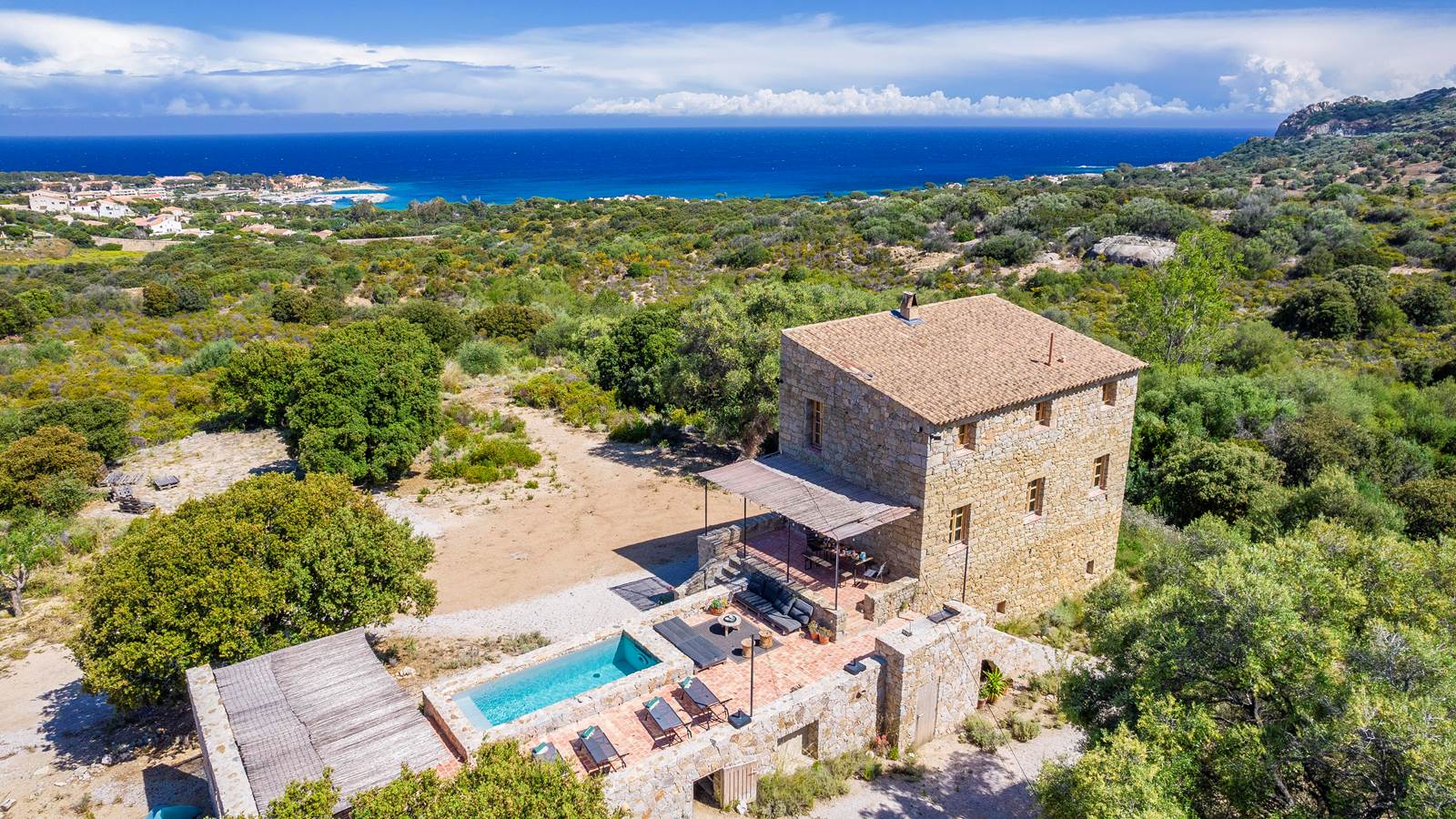 domaine chioso alla chiesa -vue aerienne princiale