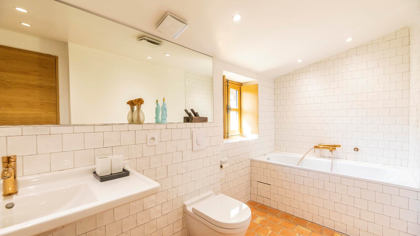 domaine chioso alla chiesa -salle de bain chambre 1