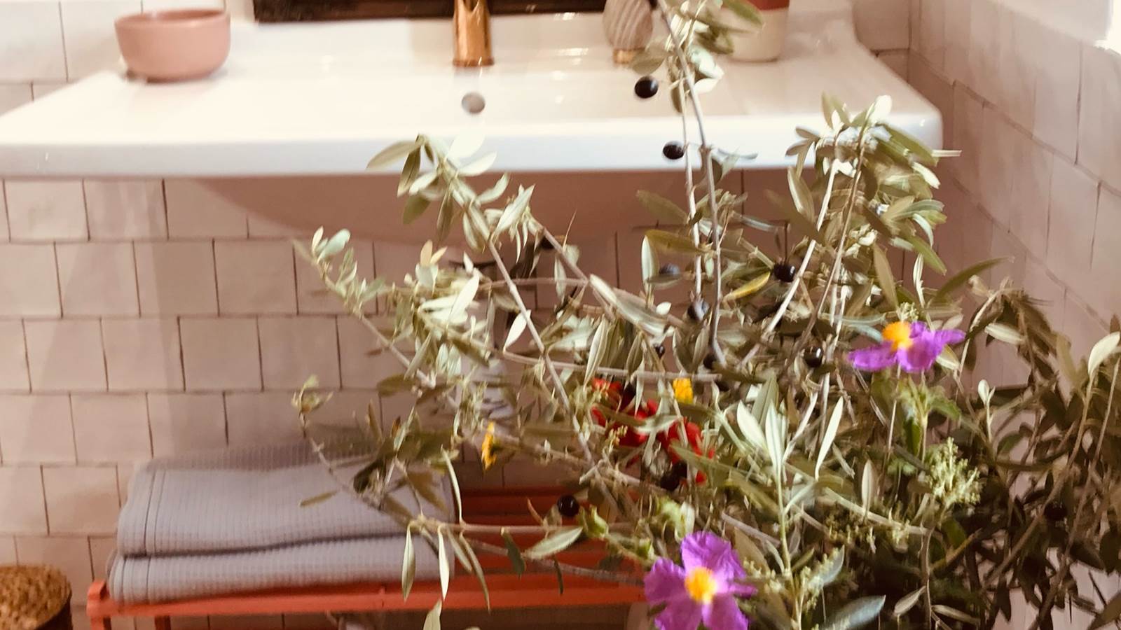 domaine chioso alla chiesa -salle de bain chambre 2