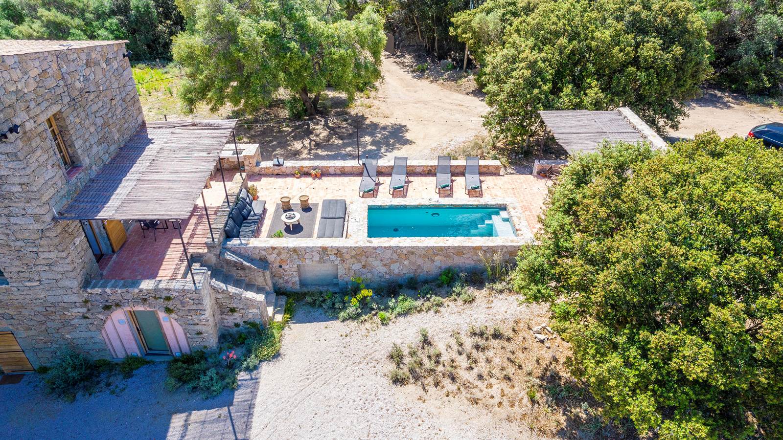 domaine chioso alla chiesa - vue aerienne 2