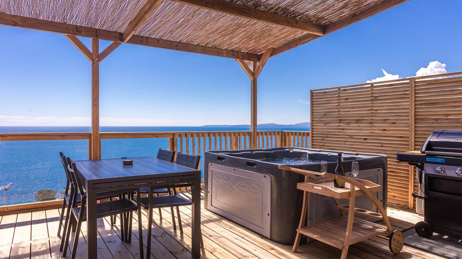 Côté cuisine extérieure