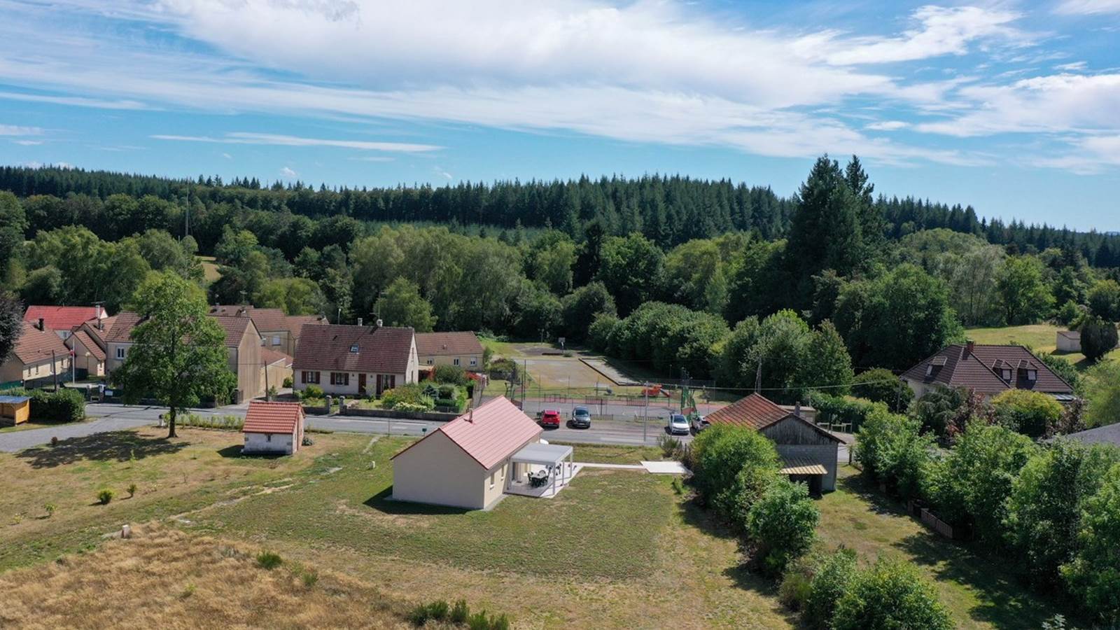 Gîte l'Unik - Vue aérienne