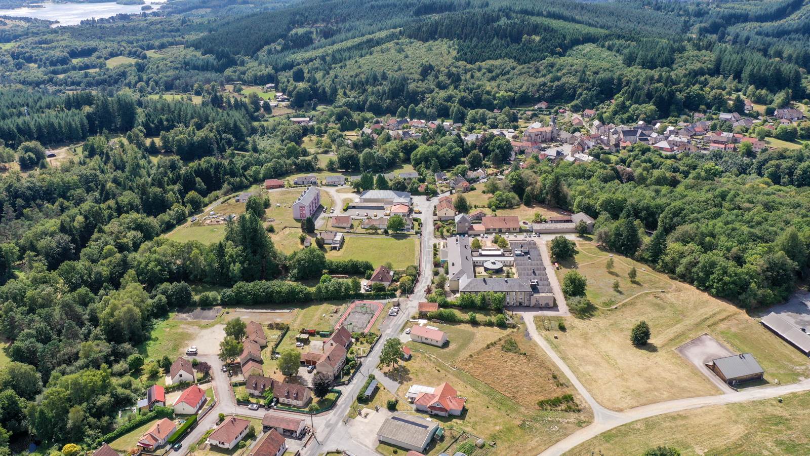 Gîte l'Unik - Vue aérienne