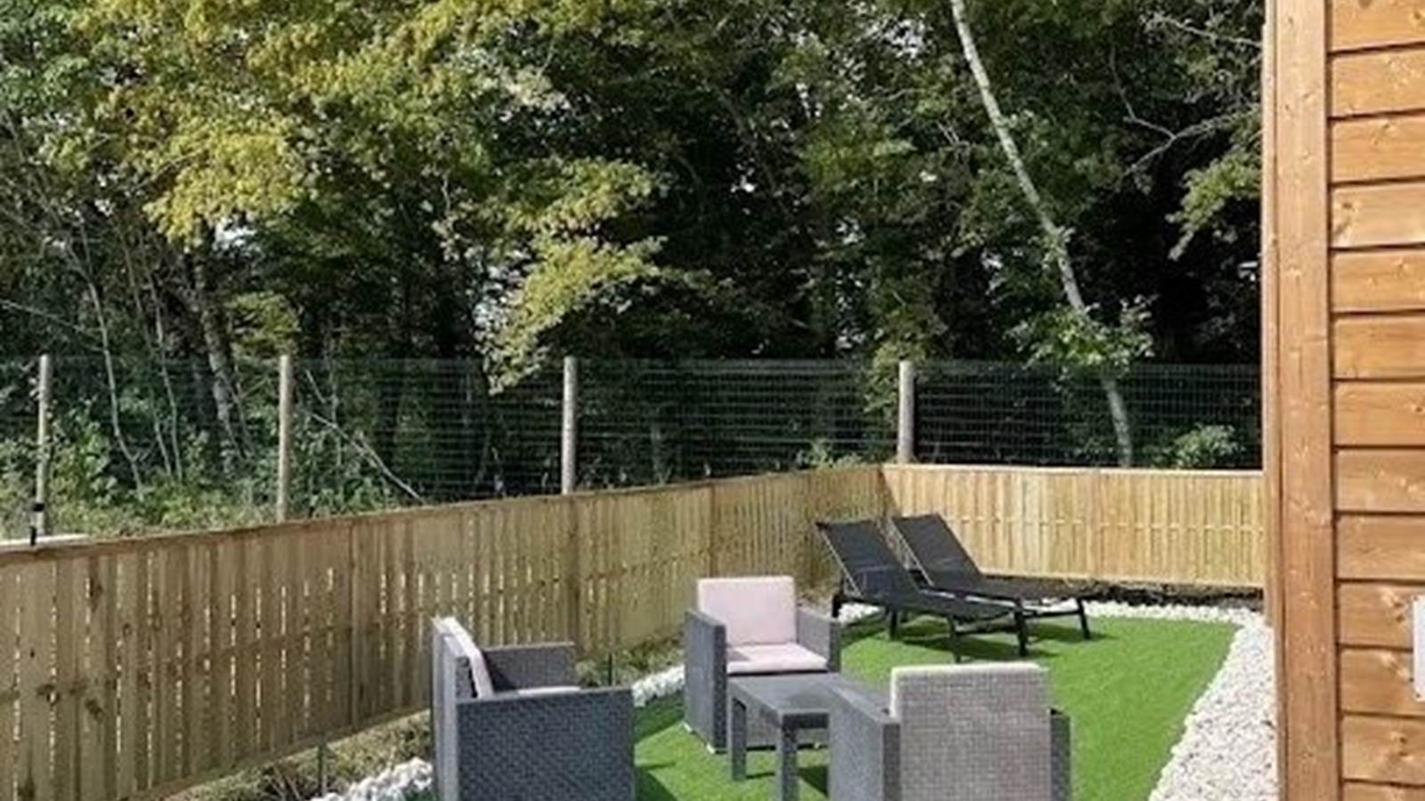 chalet en bordure de foret et de l'accrobranche accroder