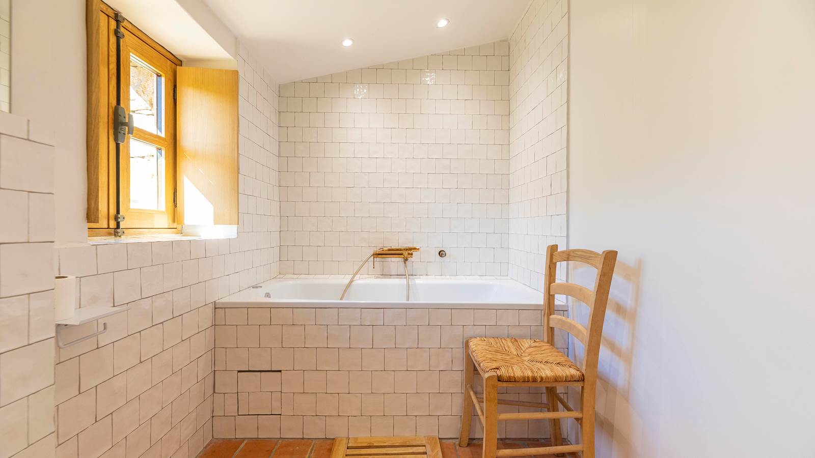 domaine chioso alla chiesa -salle de bain chambre 1