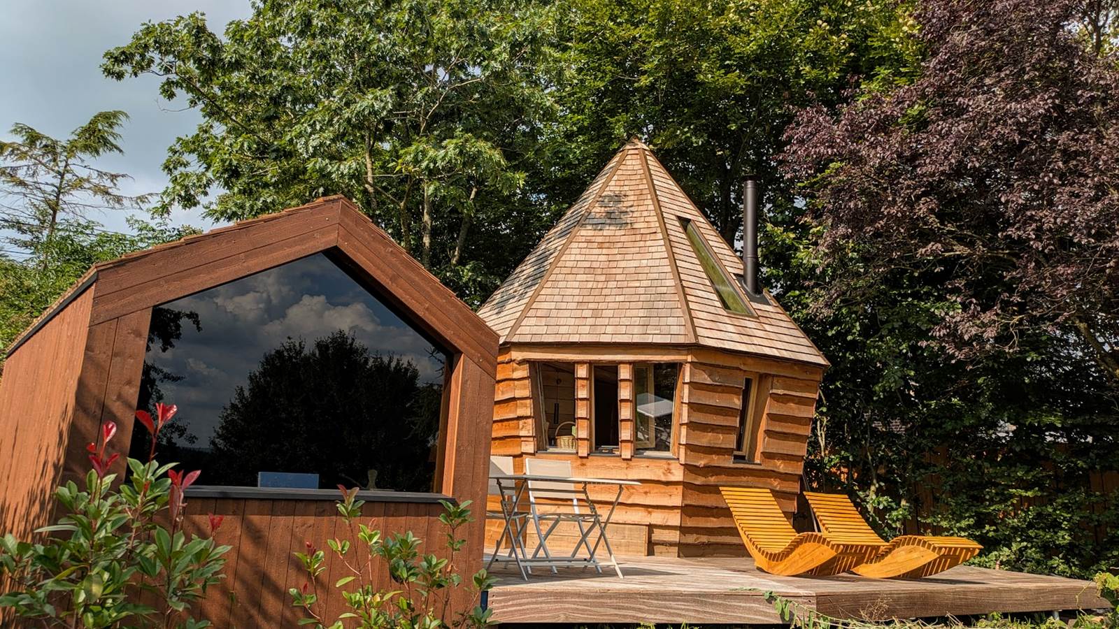 cabane avec sauna